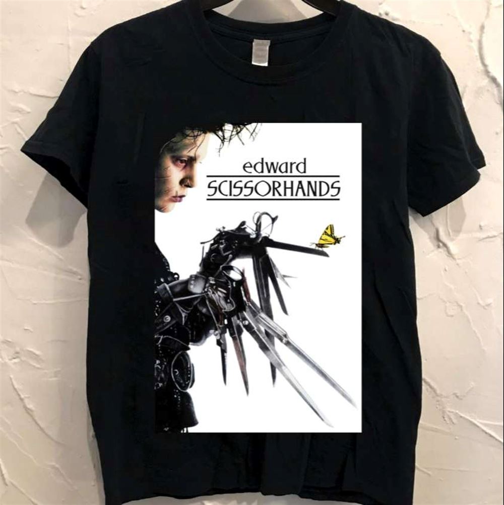 Edward Scissorhands Classic Black T-shirt