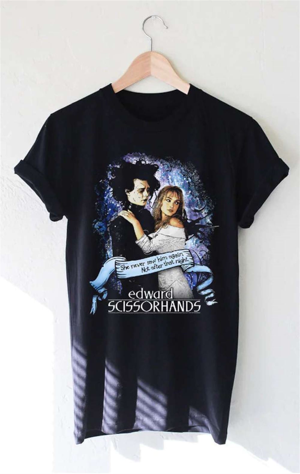 Edward Scissorhands Movie Black Unisex Shirt