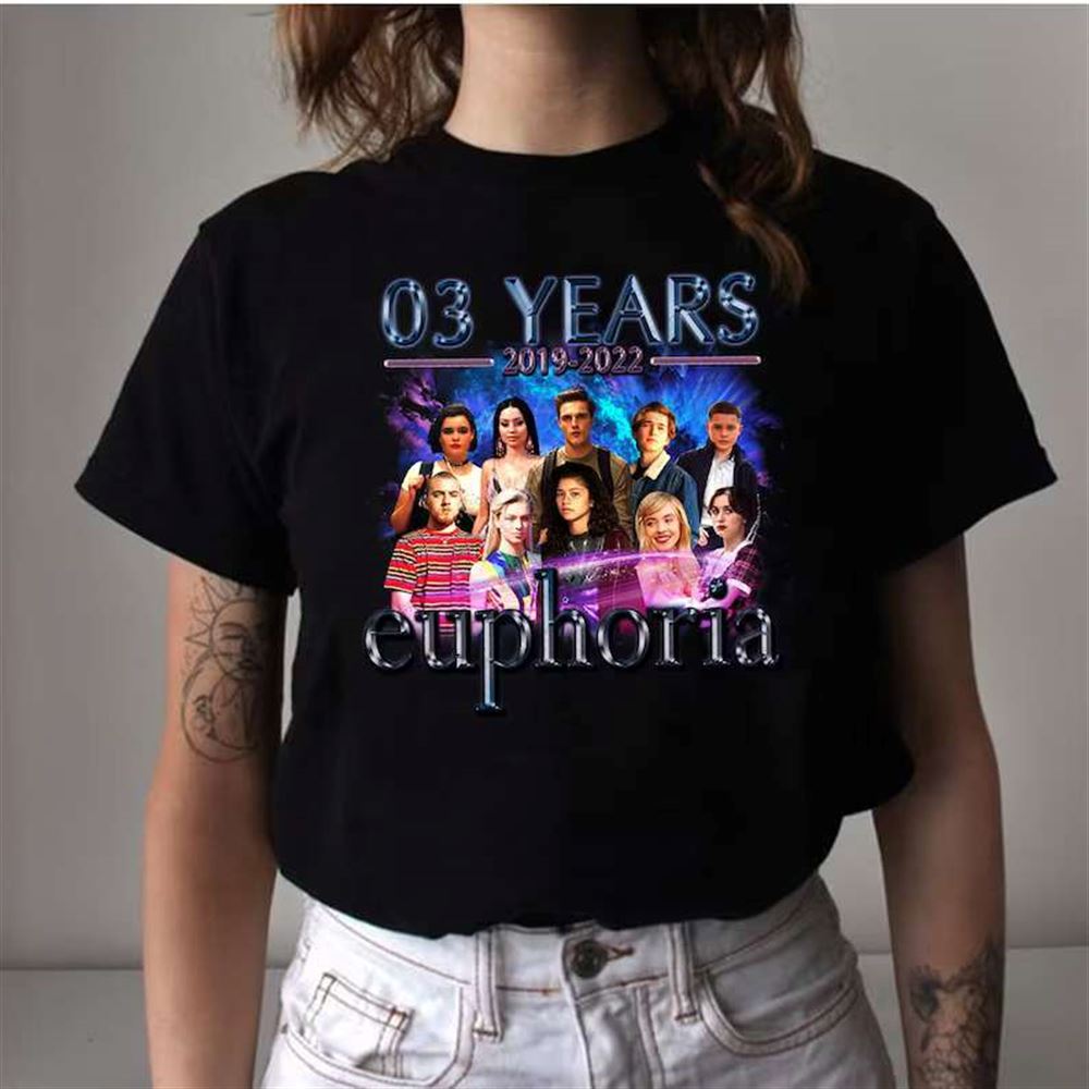 Euphoria 3 Years 2019-2022 T Shirt Thank You For The Memories