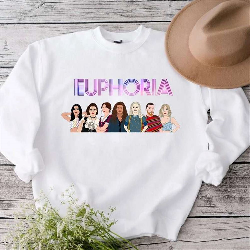 Euphoria Characters Cartoon Art Shirt