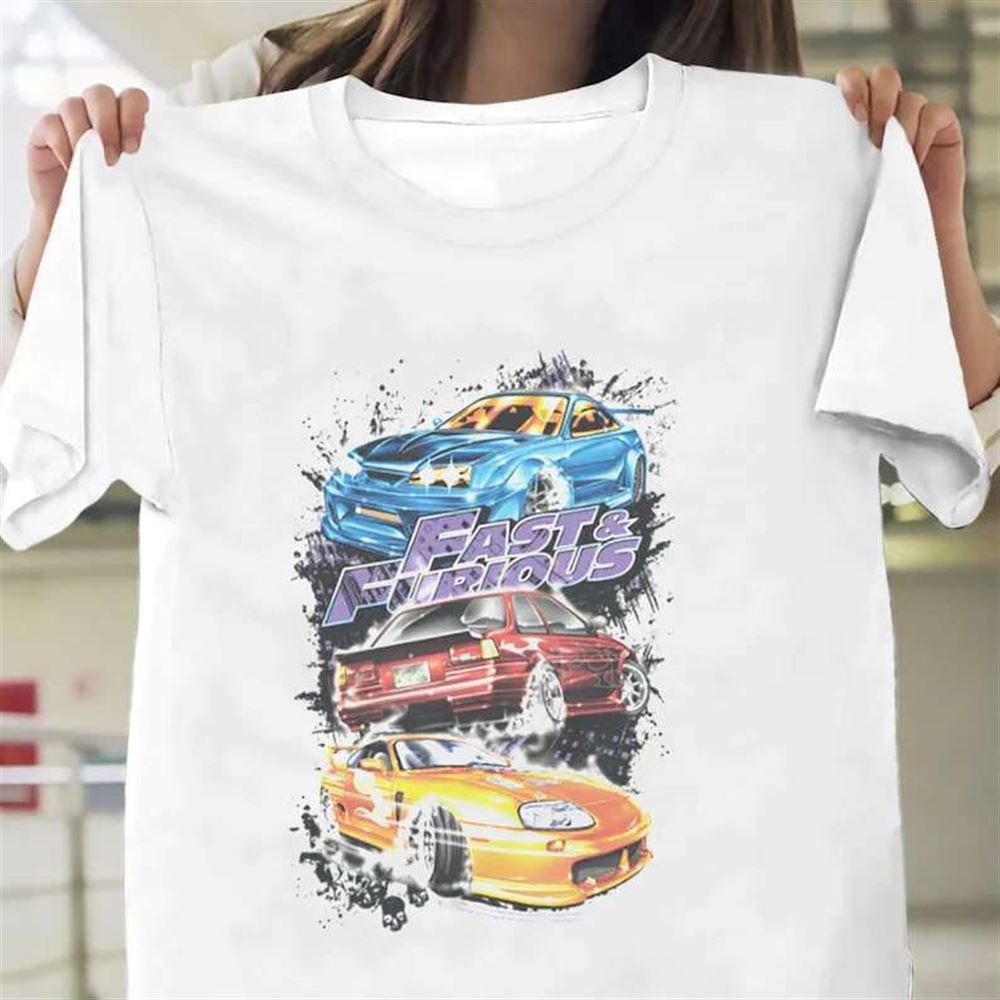 Fast And The Furious Street Cars Licensed Adult T-shirt