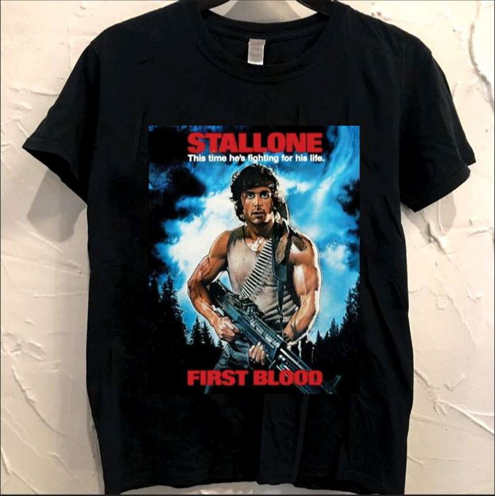 First Blood 1982 Rambo Movie T Shirt