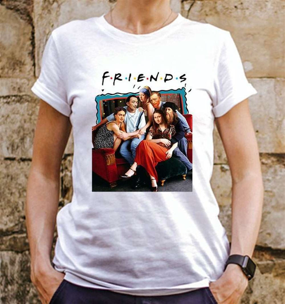 Funny Friends Monalisa Van Gogh T-shirt