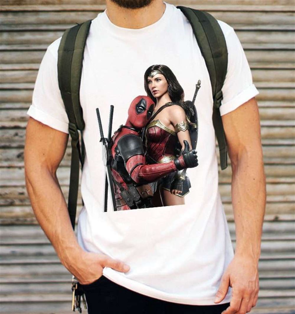 Funny Marvel Deadpool Wonder Woman T-shirt