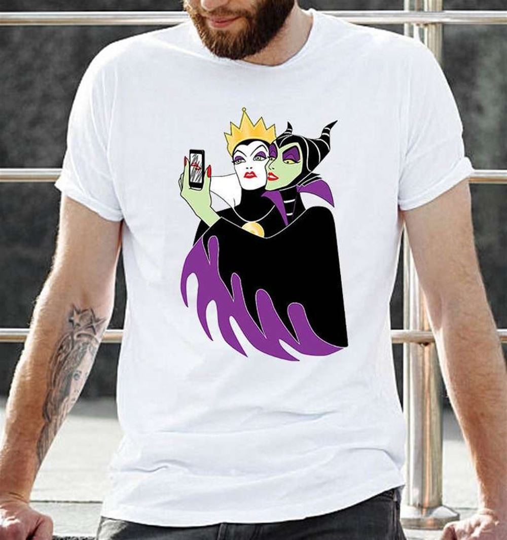 Funny Villain Grimhilde Maleficent Selfie T-shirt