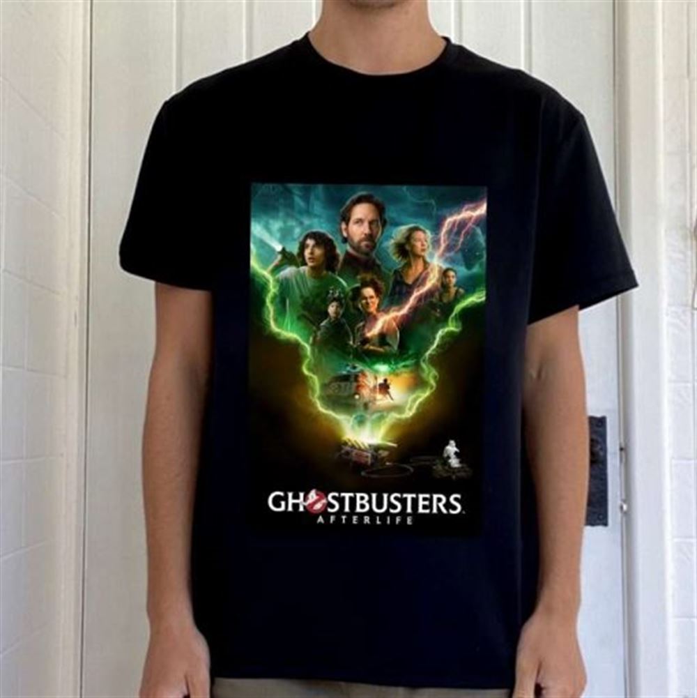 Ghostbusters Afterlife Movie Black T-shirt