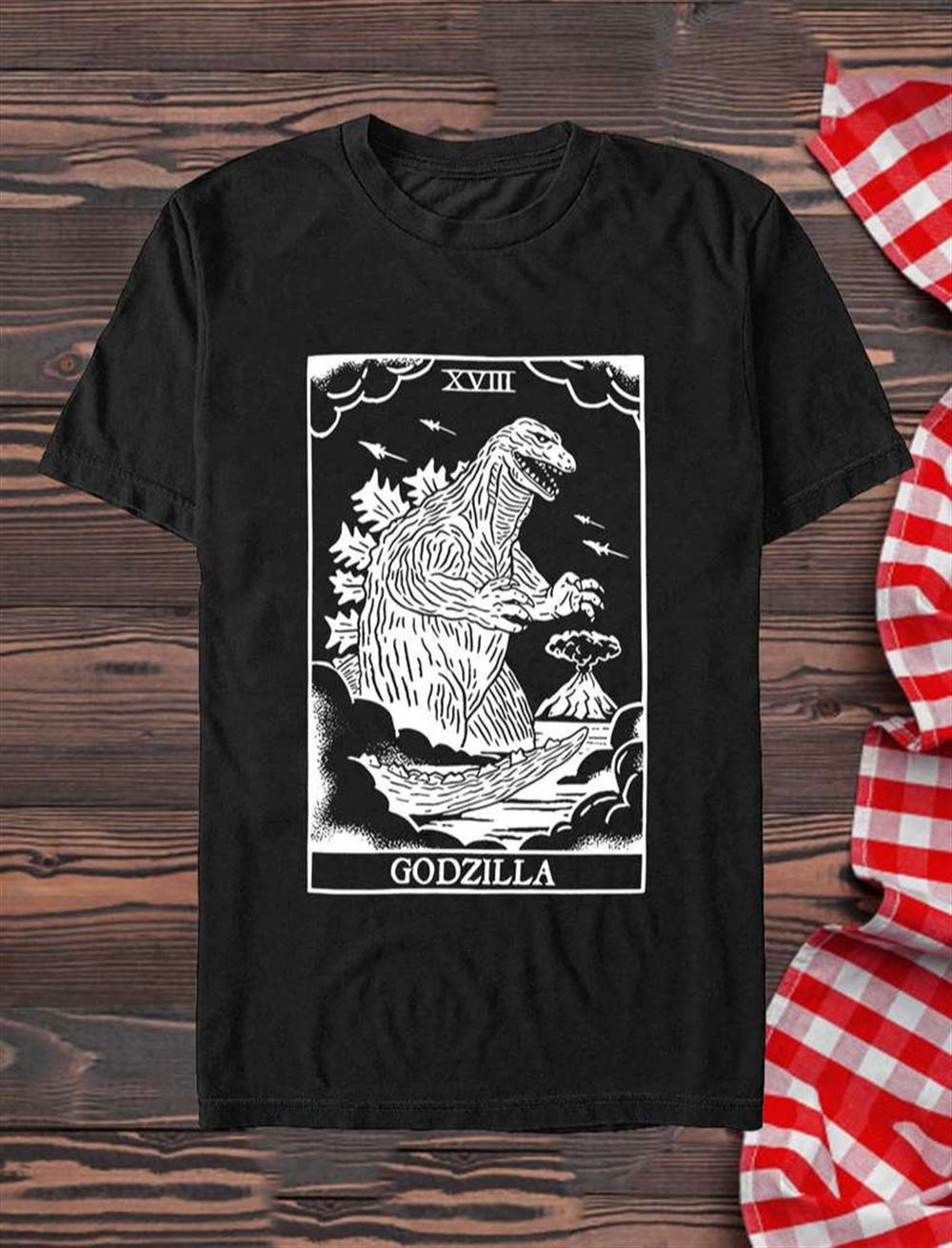 Godzilla Tarot Card Unisex T-shirt