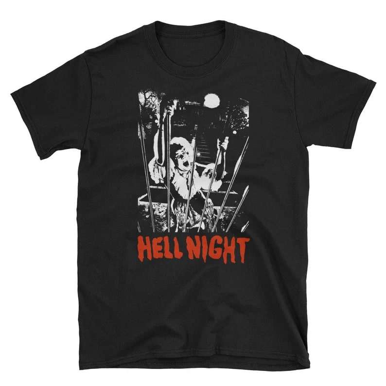 Hell Night Horror 80s Movie T-shirt