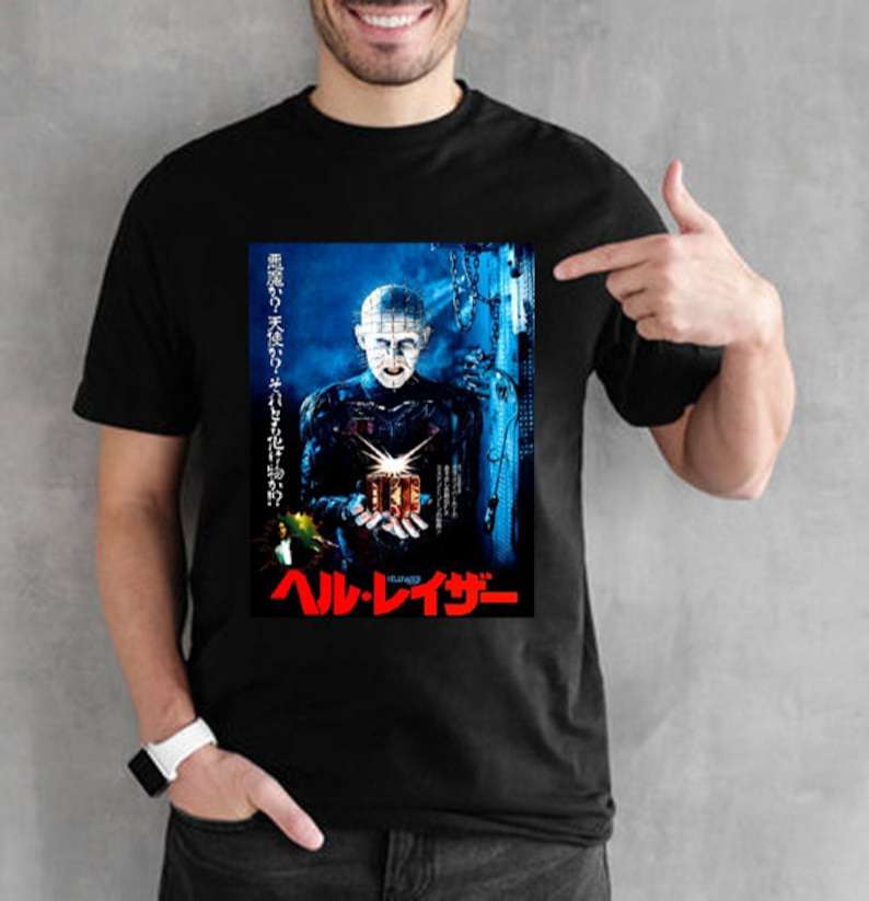 Hellraiser Japan Horror Movie Halloween T-shirt