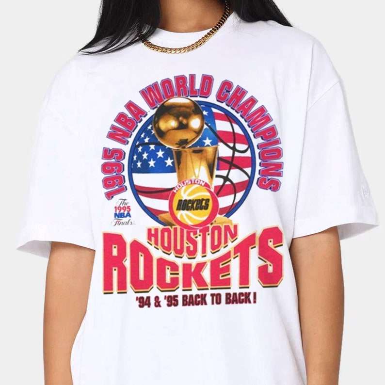 Houston Rockets World Champions Cotton White Men T-shirt