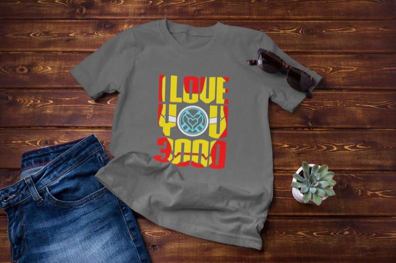 I Love You 3000 Inspired Iron Man T-shirt