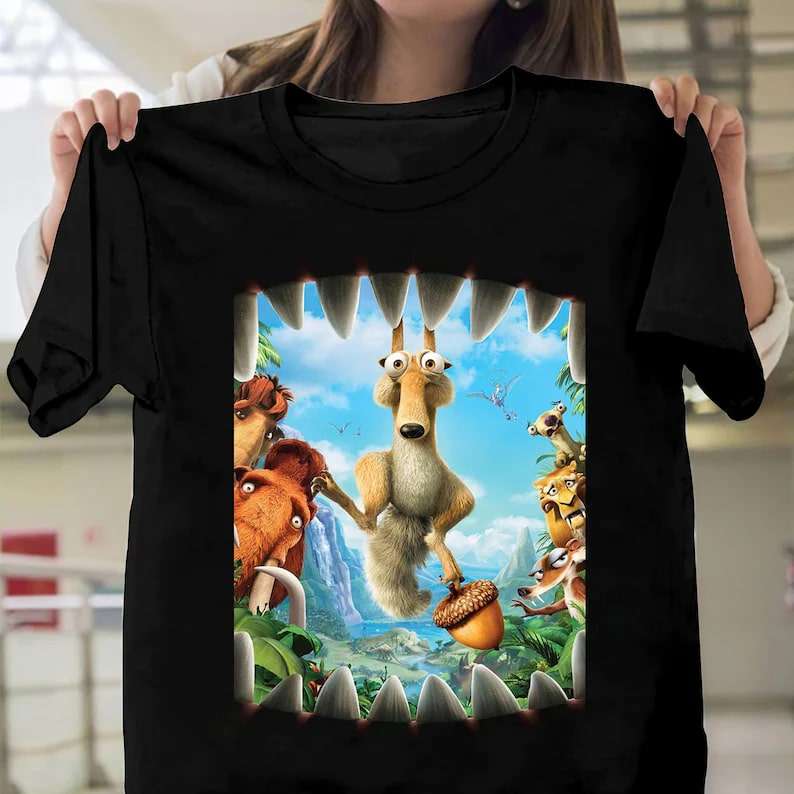 Ice Age Cartoon Movie T-shirt