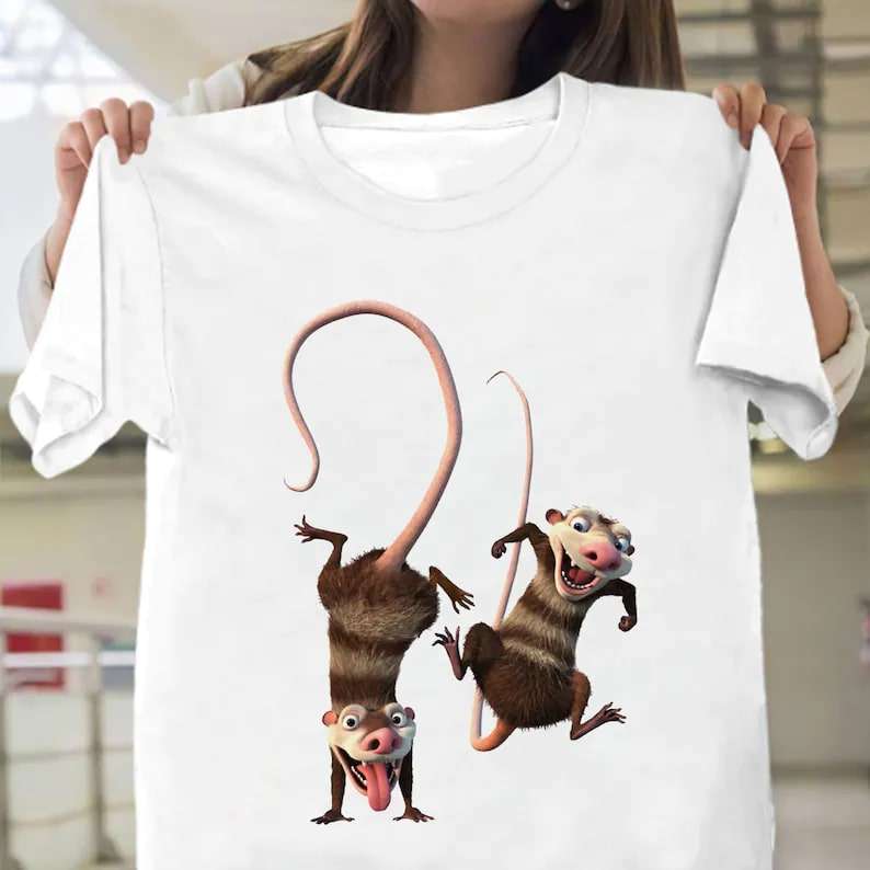 Ice Age Crash And Eddie Movie T-shirt