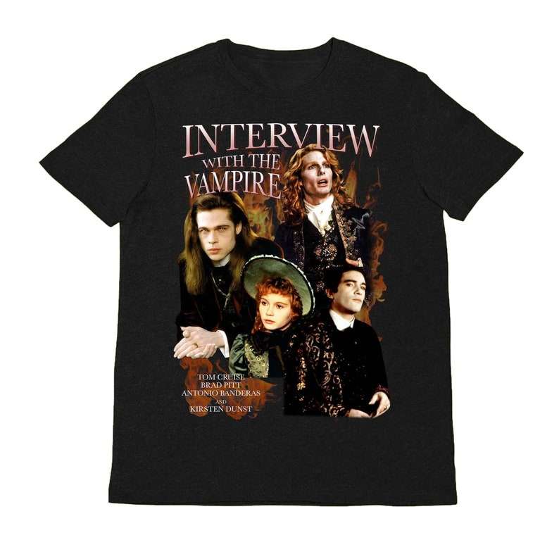 Interview With The Vampire Brad Pitt And Kirsten Dunst T Shirt