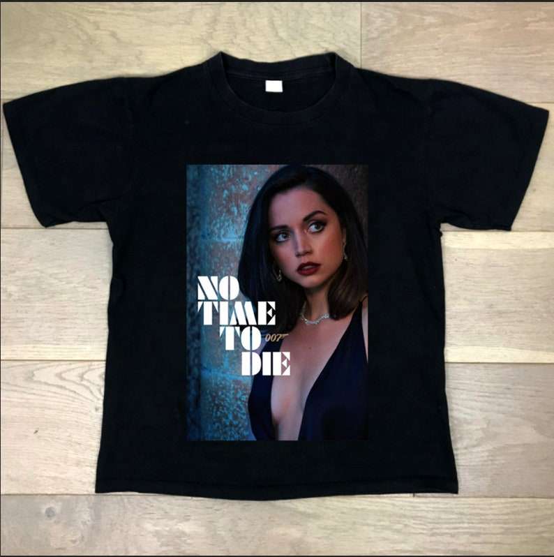 James Bond 007 No Time To Die Ana De Armas Movie T Shirt