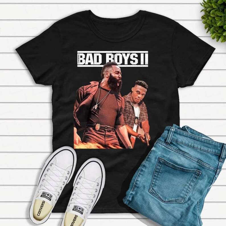 James Harden Russell Westbrook 2022 Bad Boys Ii T Shirt