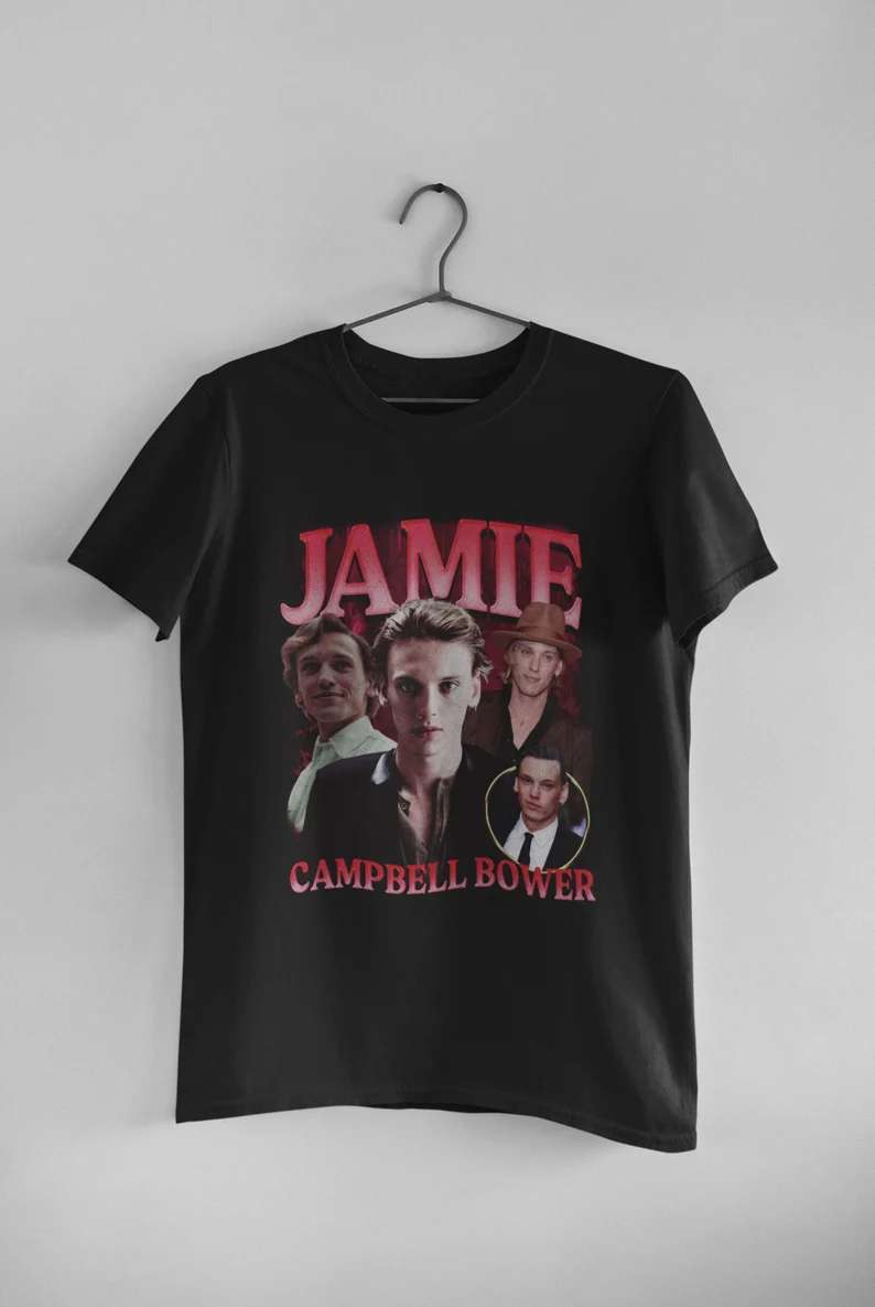 Jamie Campbell Bower Stranger Things Movie T-shirt