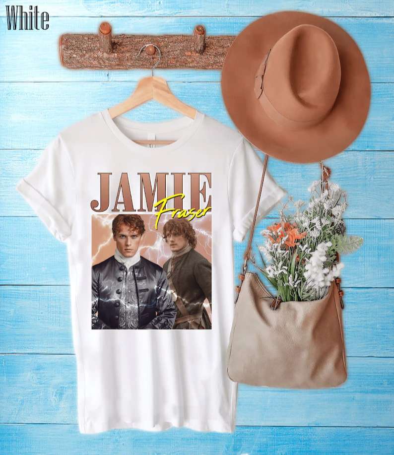 Jamie Fraser Girl Vintage Retro 90s T-shirt