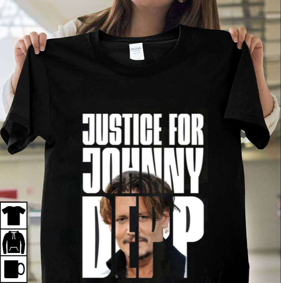 Justice For Johnny Depp Amber Heard Unisex T-shirt