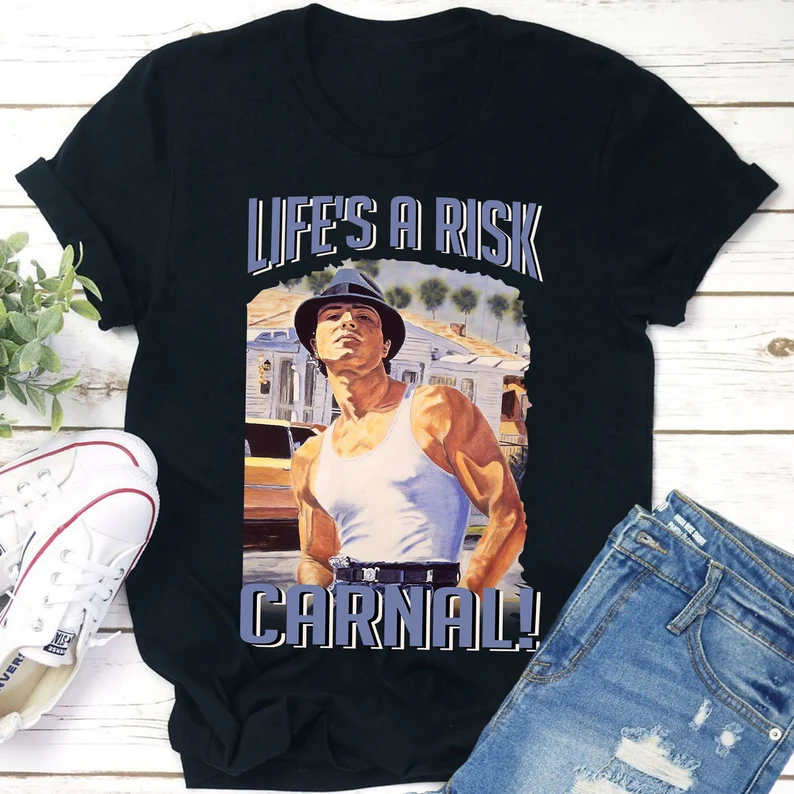 Lifes A Risk Carnal Miklo Blood In Blood Out T-shirt