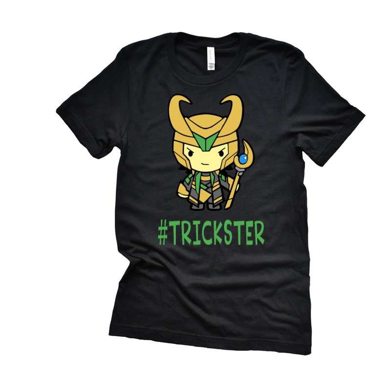 Loki Chibi T Shirt Avengers God Of Mischief