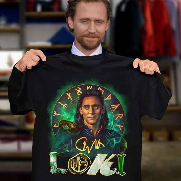 Loki Singature Marvel Fan Gift T-shirt