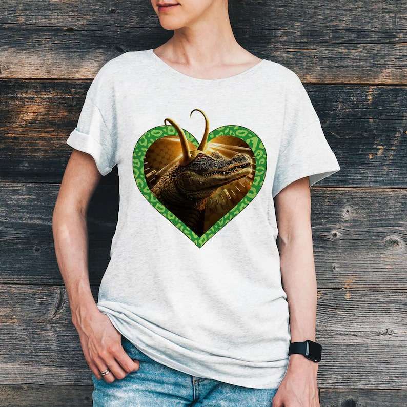 Lokigator In Heart T-shirt