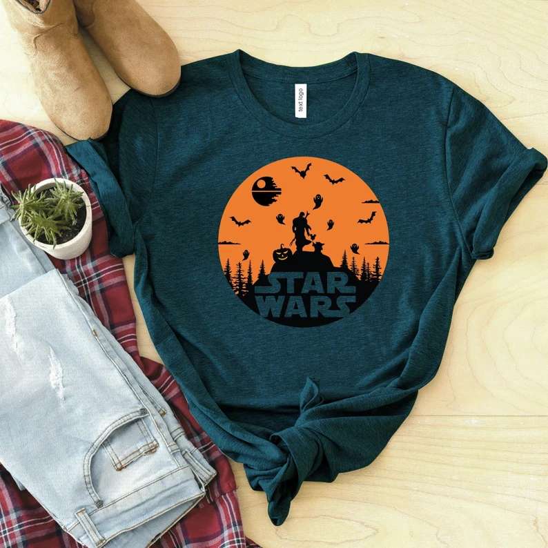 Mandalorian Baby Yoda Star Wars Halloween Unisex T-shirt