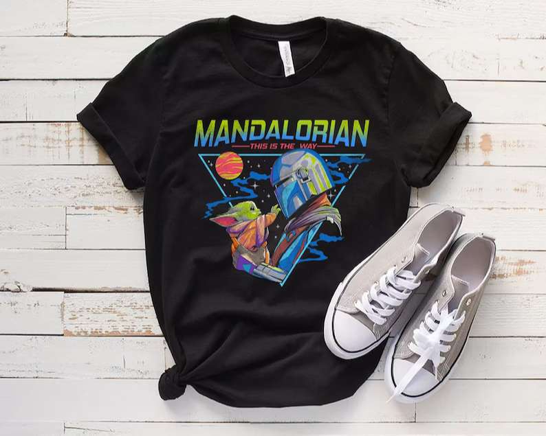 Mandalorian Grogu T-shirt Baby Yoda