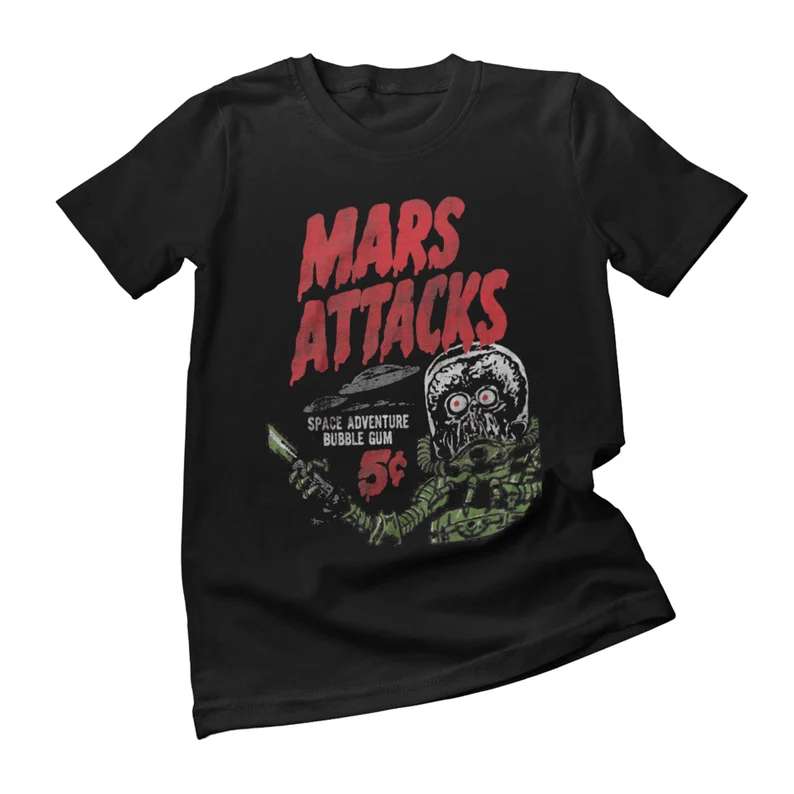 Mars Attack Movie Space Adventure Bubble Gum Unisex T-shirt