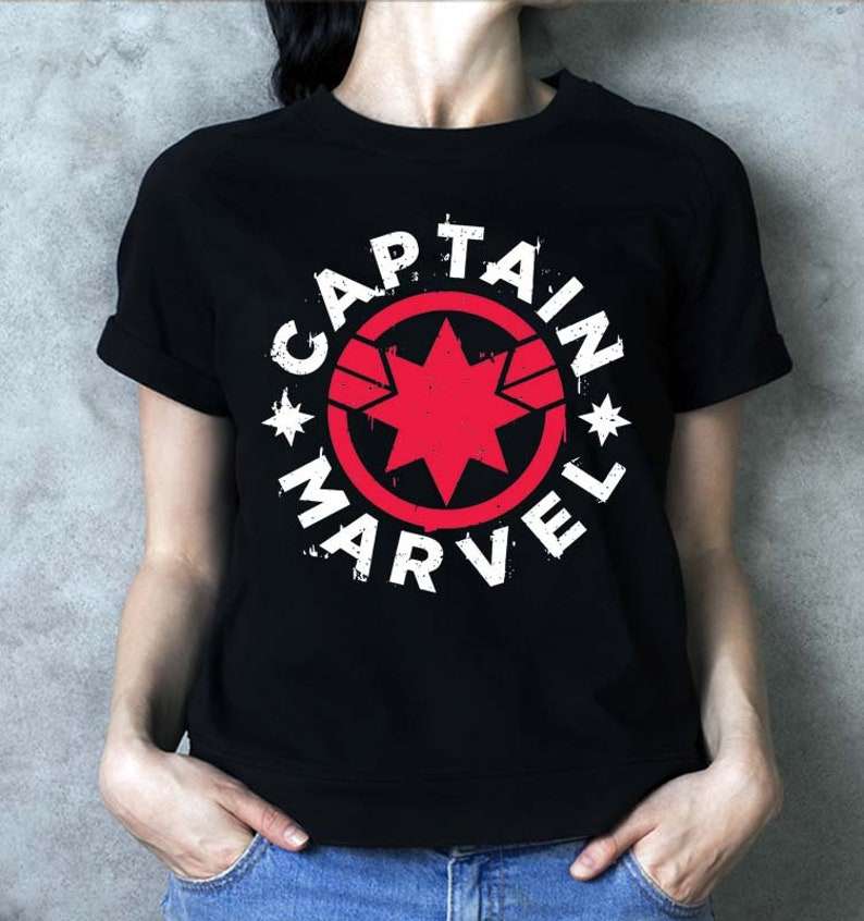 Marvel Avengers Captain Marvel Logo T-shirt