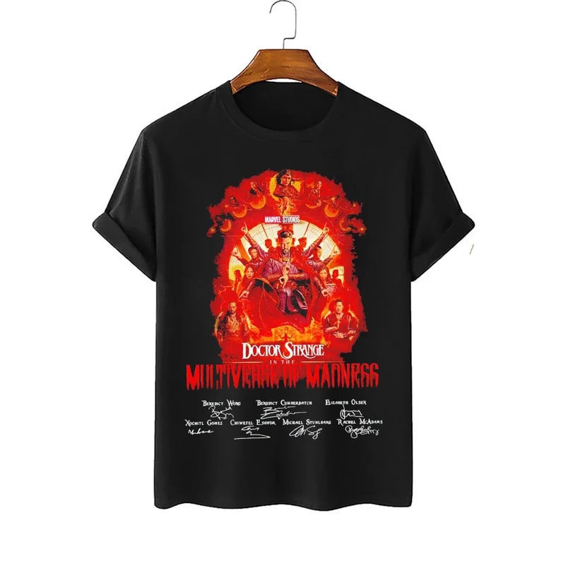 Marvel Doctor Strange In The Multiverse Of Madness Signatures 2022 T-shirt