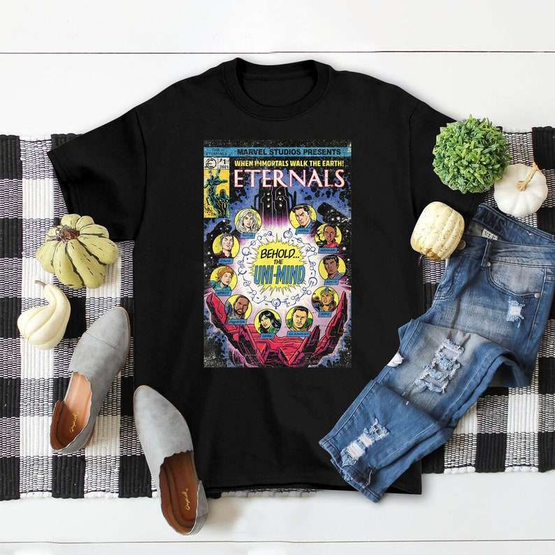 Marvel Eternals Vintage Comic Cover T-shirt