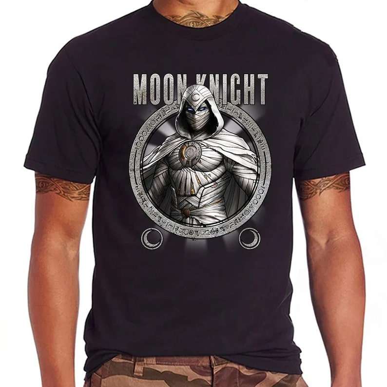 Marvel Moon Knight Graphic Poster T-shirt