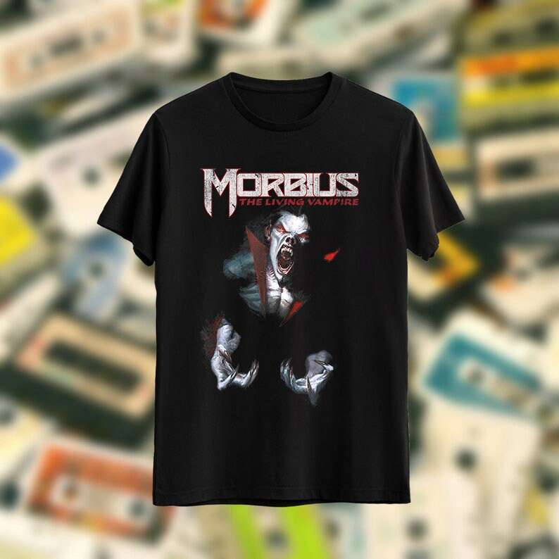 Marvel Morbius The Living Vampire Comic Cover T-shirt