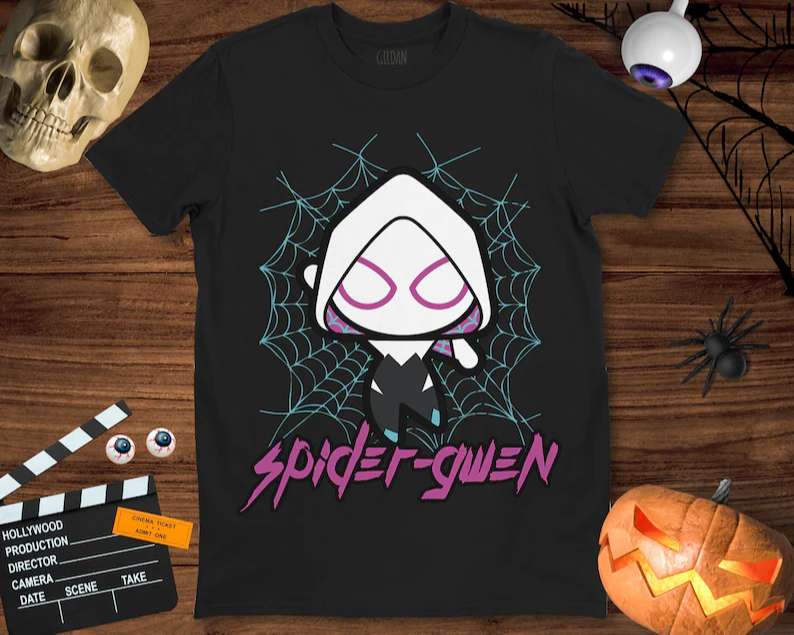 Marvel Spider Gwen Cute Kawaii Epic Web T Shirt