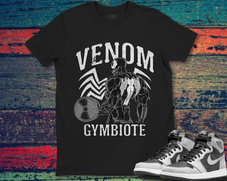 Marvel Venom Gymbiote Workout T Shirt