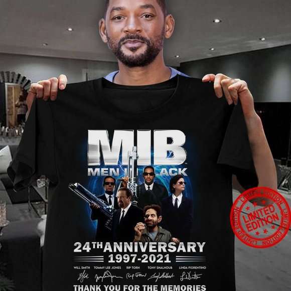 Mib Men In Black 24th Anniversary T-shirt