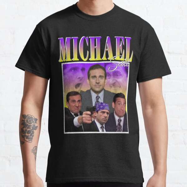 Michael Scott Classic T-shirt The Office Sitcom