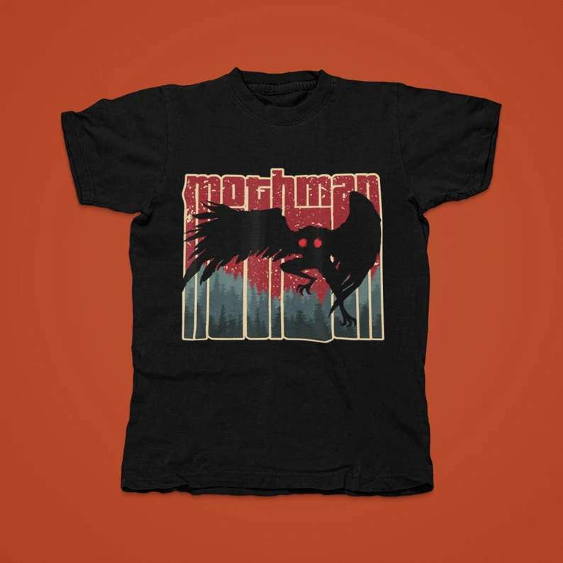 Mothman In Skies T Shirt Movie