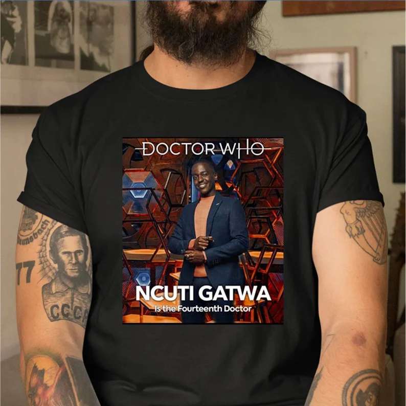 Ncuti Gatwa T-shirt Doctor Who Simpsons Tv Show