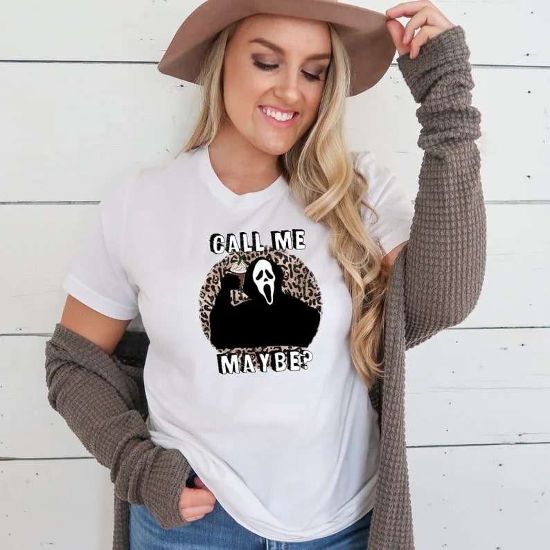 No You Hang Up First Ghost Face T-shirt