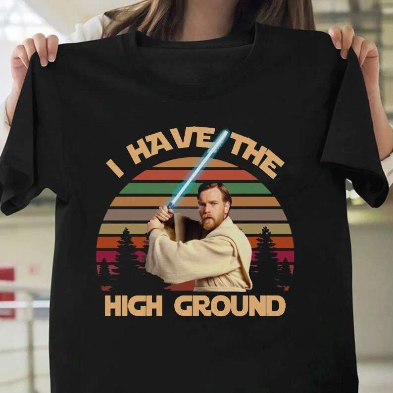 Obi Wan Kenobi T-shirt I Have The High Ground