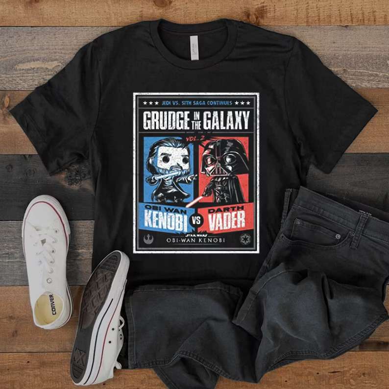 Obi-wan Kenobi Vs Darth Vader T-shirt Star Wars Disney Movie