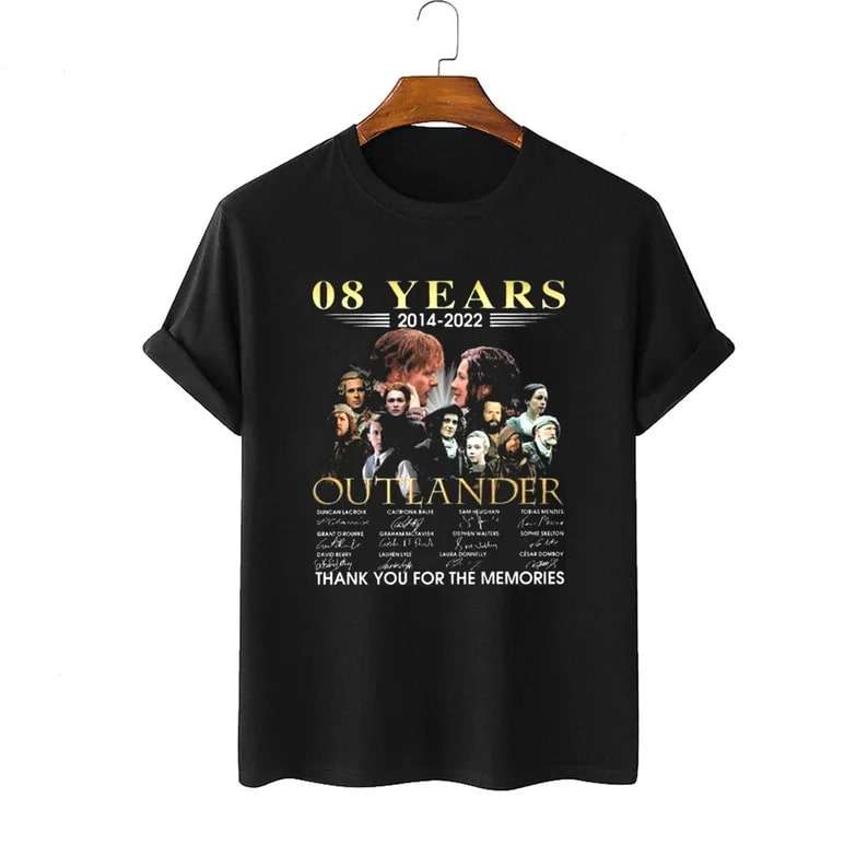 Outlander 8 Years Thank You For The Memories T-shirt