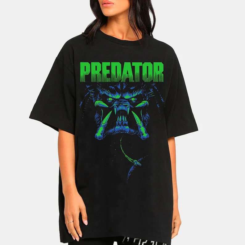 Predator Movie 80s Horror Thriller Movie T-shirt