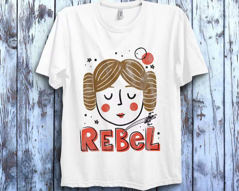 Princess Leia Rebel Star Wars T-shirt