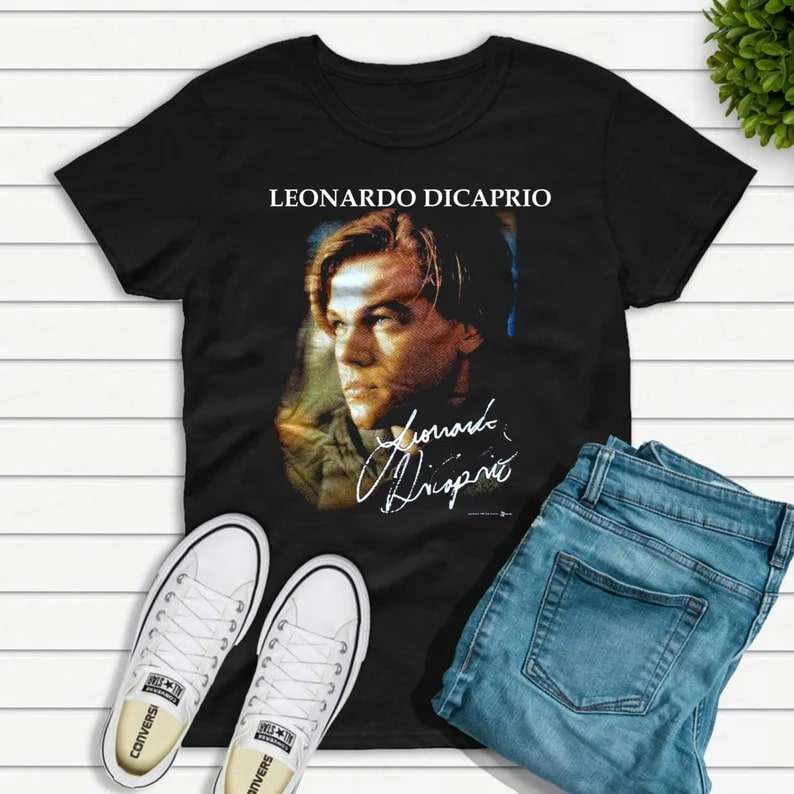 Rare 90s Vintage Movie Titanic Leonardo Dicaprio T-shirt