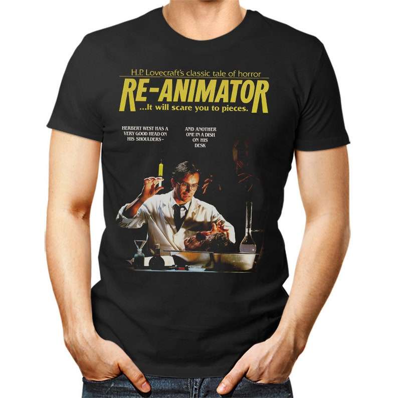 Re Animator T Shirt Fantasy Horror 1980 Movie