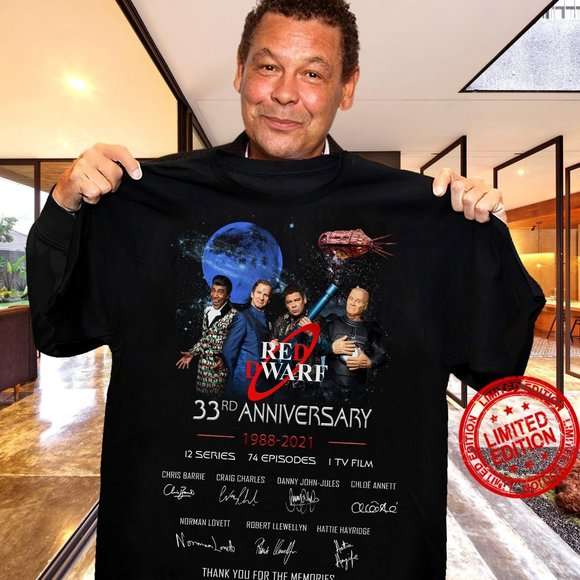 Red Dwarf 33rd Anniversary T-shirt